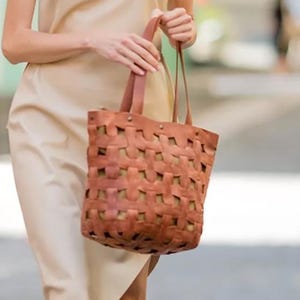 Ledertasche für Damen – Große Vintage-Schultertasche, hochwertiger handgemachter Crazy Horse Leder-Shopper, minimalistische Alltagstasche