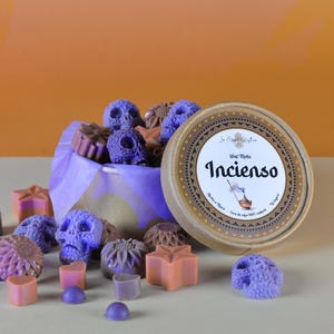 Fondants de cire d&#39;encens, cire de soja naturelle, douce et végétalienne, bougie parfumée pour brûleur, huiles essentielles, parfum d&#39;ambiance.