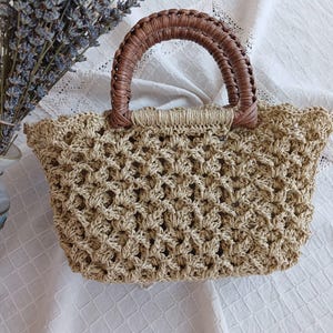 Handmade Straw Clutch Bag – Woven Purse with Linen Lining – Natural Summer Handbag – Boho Beach Bag – Gift for Her