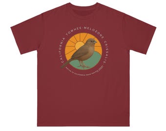California Towhee (Melozone crissalis) - Organic T-Shirt