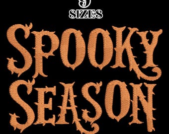 Spooky Season Embroidery Design, Halloween Embroidery Design, Spooky Embroidery Design, Spooky Embroidery Design, Halloween Text Set