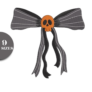 Coquette Halloween Embroidery Design, Ghost Coquette embroidery Halloween Bow Embroidery Design, Machine Embroidery Design, Instant Download