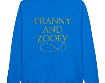 Franny & Zooey Midweight Crewneck Sweatshirt | Gildan SF000 Royal