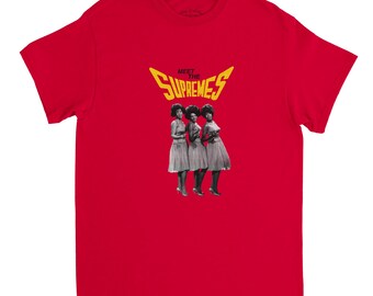 Meet The Supremes Lightly Distressed Tee