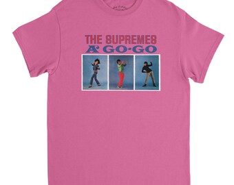 Supremes A'Go-Go Lightly Distressed Tee | Available in Two Colors!