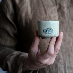 Espresso cup 1.7 oz/50 ml, coffee cup, ceramic mug, double espresso, cortado cup, pottery, handmade ceramics, unique tableware