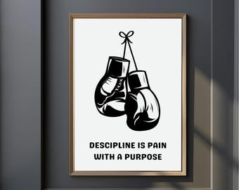 Minimalist Motivational Wall Art, Mindset Quote Print, Entrepreneur Office Decor