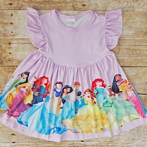 Restocked 4/30 Girl Disney princess dress, , Birthday princess dress,  Disney princess outfit,  princess dress.