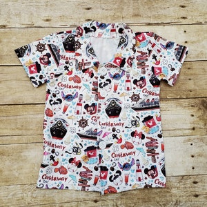 Restocked 6/5 Disney Cruise boy&#39;s shirt, Disney world shirt, Cruise Birthday Disney shirt,  Boy&#39;s Disney cruise T-shirt,  Button up shirt