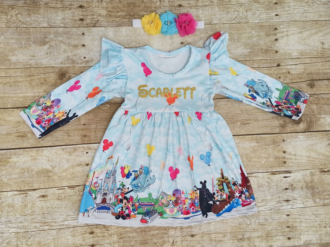RESTOCKED Disney Dress, Disney World Dress Birthday Disney Dress Disney