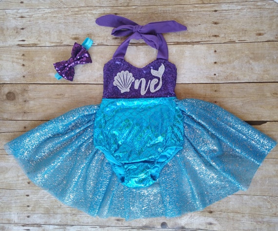 baby's first birthday mermaid outfit