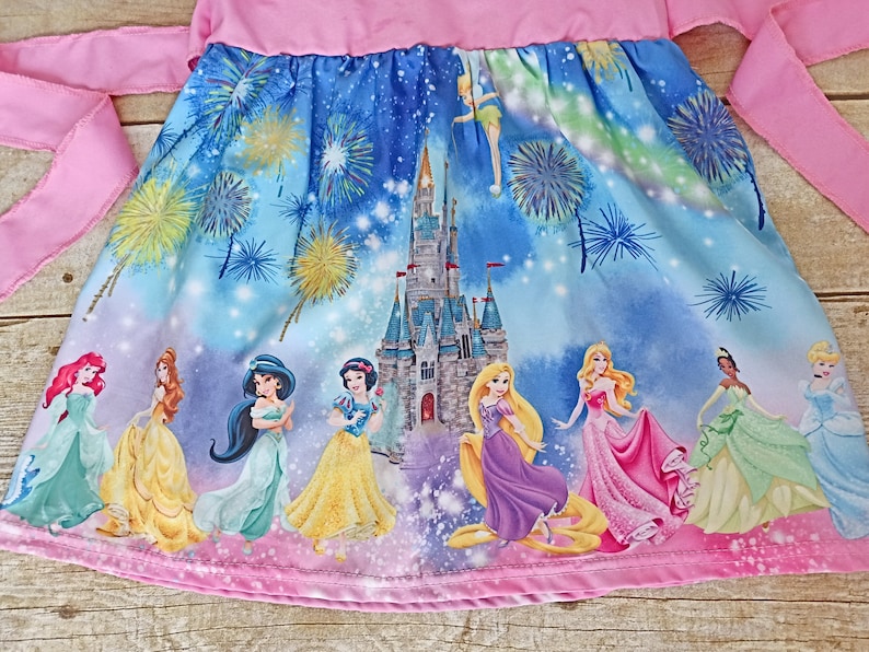 Girl Disney Princess Dress Birthday Princess Dress Etsy