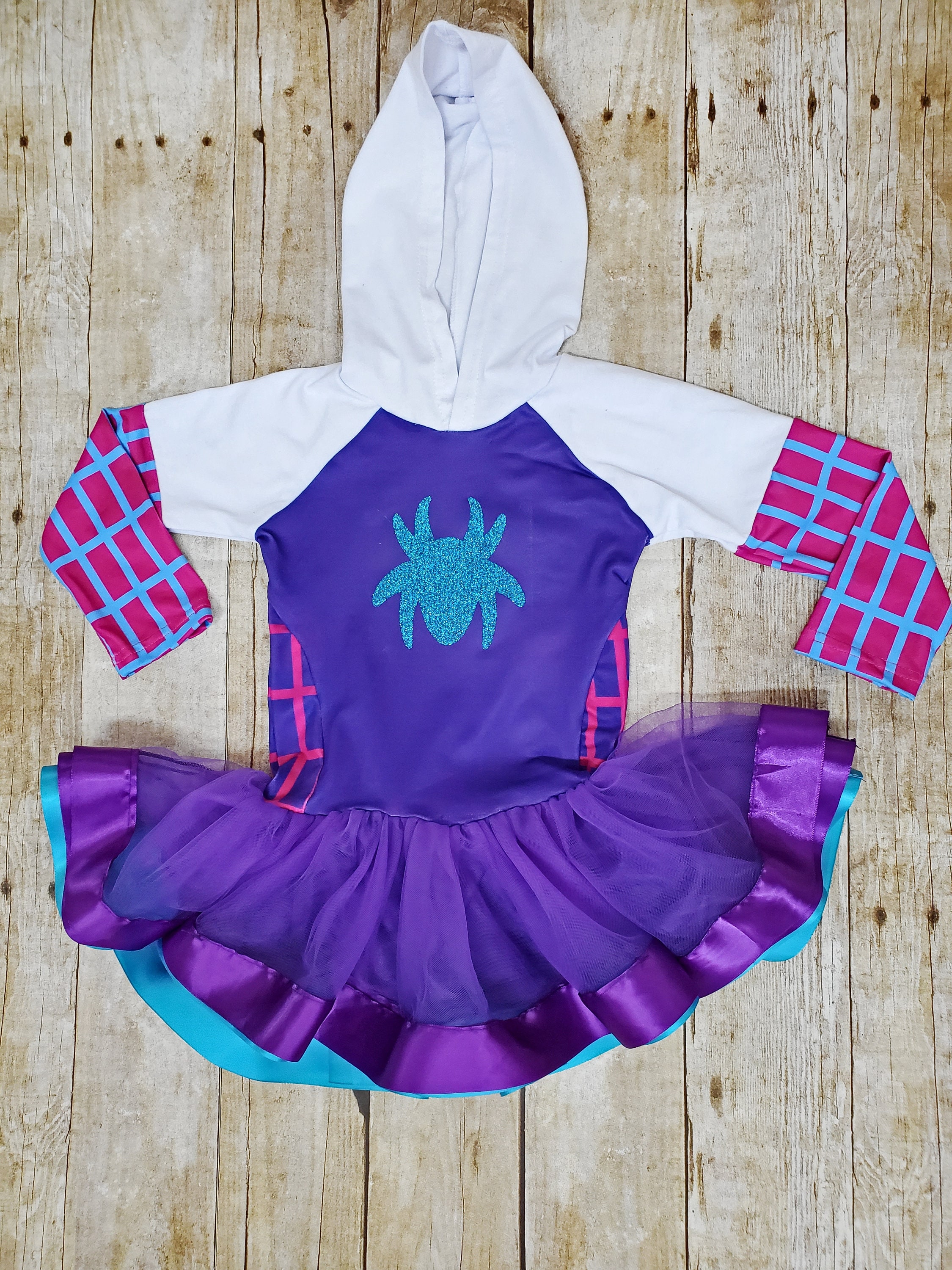 Restocked 5/6 Ghost Spidey girl dress Spidey & his amazing friends outfit Superhero Halloween costume Spiderman costume Gwen ghost spider