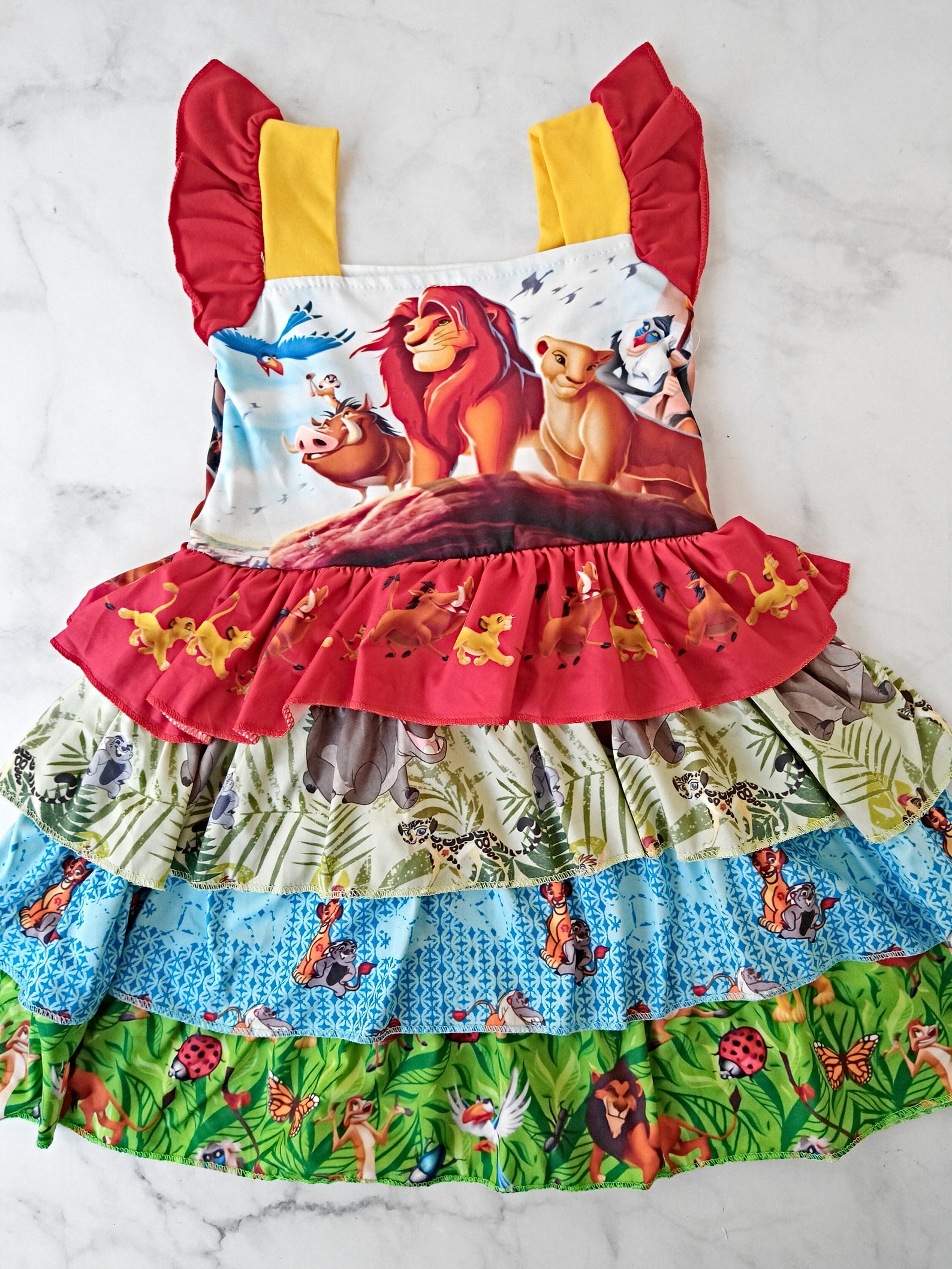 Personalized Lion King twirl dress Disney ruffle dress | Etsy