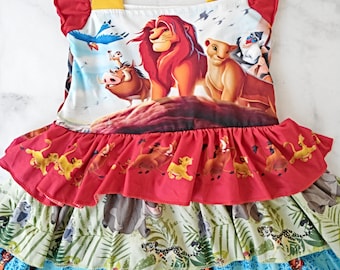lion king birthday dress Lion King Tutu Dress for Girls Halloween Costume Kids Toddler Carnival Jungle Party Animal Dress Up
