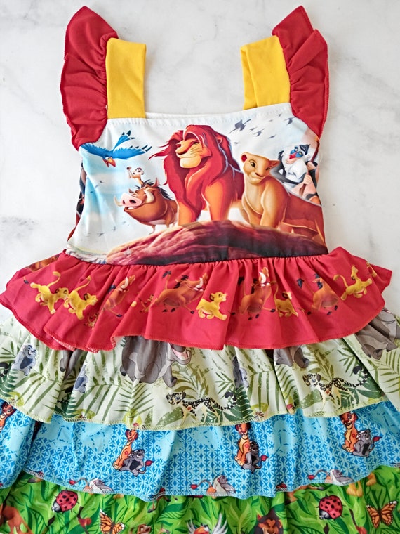 lion king theme birthday dress Lion king dress/ Nala dress / Lion King birthday dress / lion king party dress / Disney dress / retro Disney dress/ 90s dress