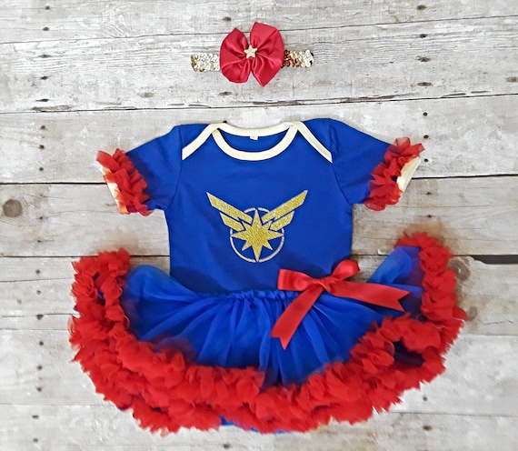 Avengers Captain Marvel Baby Onesie Baby Clothes Baby Girl
