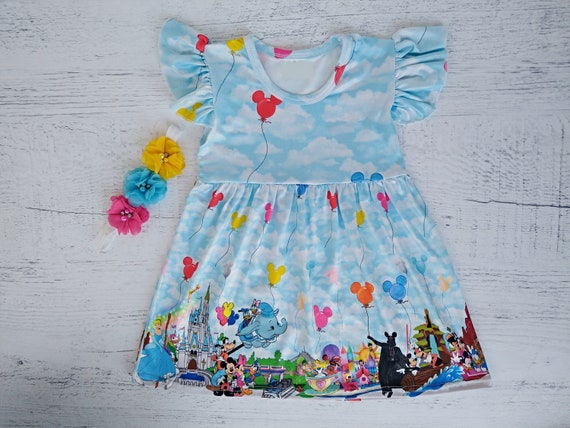 Summer Girls Disney Dress Lilo And Stitch Fashion Children's