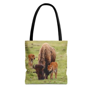 Bison and Calf Tote Bag with Bison and Calves Design, Eco-Friendly Tote, Wildlife Lover Gift, Farmhouse Decor, Everyday Use, Unique [...]