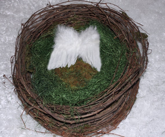 Infant Baby Fairy Angel Feather Wings Cupid Photo Props Party Costume O3