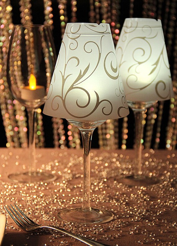 36 wine glass shades