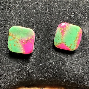 Polymer clay earrings