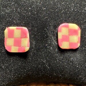 Polymer clay earrings