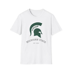 Michigan State Unisex Softstyle T-Shirt | College Tee, Spartans Shirt, Casual Wear, Gifts for Students, School Spirit Apparel