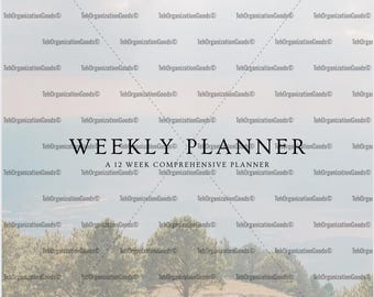 12 Week Digital Planner