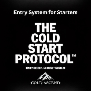 The Cold Start Protocol | 1-Page Entry Starter | Printable Discipline Reset (PDF)