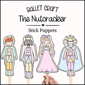 Burattino da balletto Schiaccianoci / Modelli stampabili (download PDF)