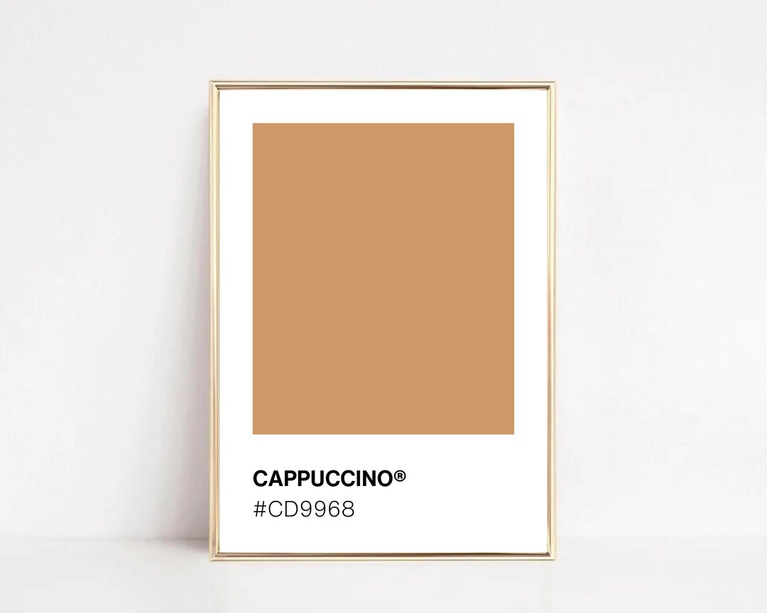Capucino Color Cappuccino | Coffee Bar Pantone | Pantone Color Coffee | Aesthetic ...