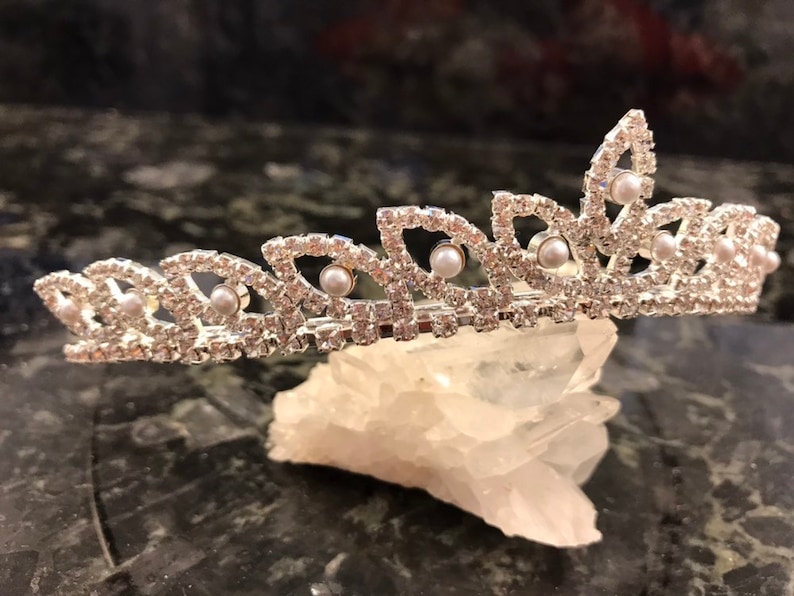 Pearl and Rhinestone Tiara