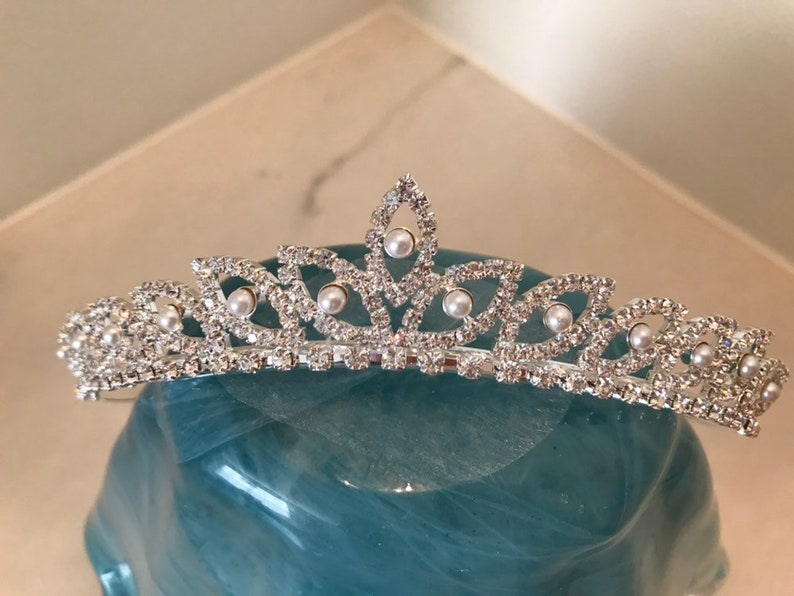 Pearl and Rhinestone Tiara