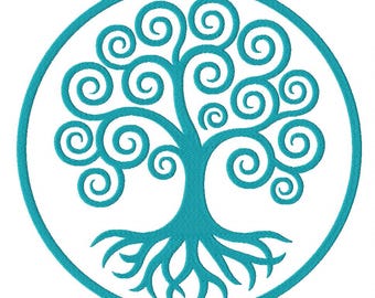 Tree of Life– Esoteric Magic Machine Embroidery Design- Digital Download