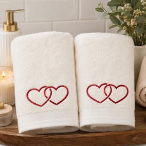 Two Intertwined Hearts – Magic Design for Machine Embroidery- Valentins Day Pattern-Digital Download