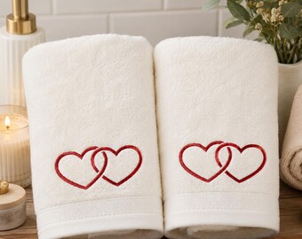 Two Intertwined Hearts – Magic Design for Machine Embroidery- Valentins Day Pattern-Digital Download