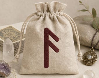 Ansuz Rune Embroidery Design, Viking Rune Machine Embroidery File, Norse Symbol Digital Download, Pagan Witchy Odin Embroidery Pattern