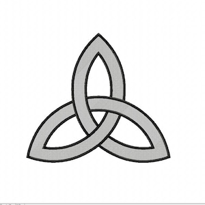 Celtic Triquetra Knot - Symbol of Harmony, Protective Talisman– Machine Embroidery Design- Digital File