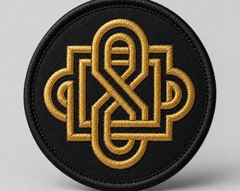 Solomon’s Knot Machine Embroidery Design, Celtic Protection Symbol, Digital File