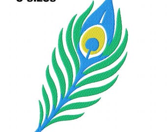 Lord Krishna Peacock Feather Machine Embroidery Design, Hindu Spiritual Embroidery Pattern, Digital File Download