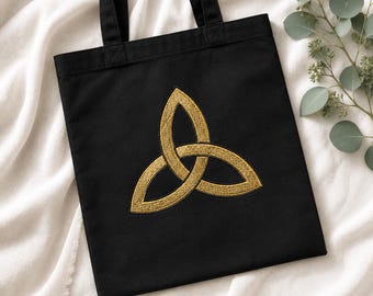 Triquetra Celtic Knot Machine Embroidery Design, Trinity Knot PES File, Celtic Symbol Embroidery Pattern, Instant Download