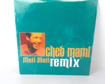 Nuevo CD 2 temas Cheb Mami meli meli remix Virgin France 1998 nuevo blíster