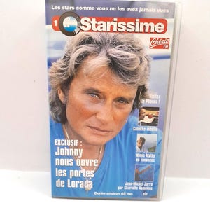 VHS Starissime Johnny Hallyday, Coluche ... 1995 Frankreich