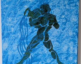 Aquarius - Zodiac sign Aquarius - Picture 24 x 30 cm