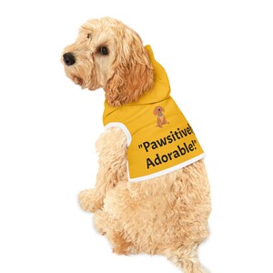 Pawsitively Adorable Pet Hoodie, Dog Sweatshirt, Cozy Dog Apparel, Funny Dog Clothing, Pet Gifts for Dog Lovers