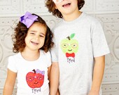 Apple Shirt, Baby Gown, or Dress - Apple T Shirt, Funny Shirt, School Spirit, Nerd Shirt, Nerd Glasses, Nerdy Baby, Nerd Dress