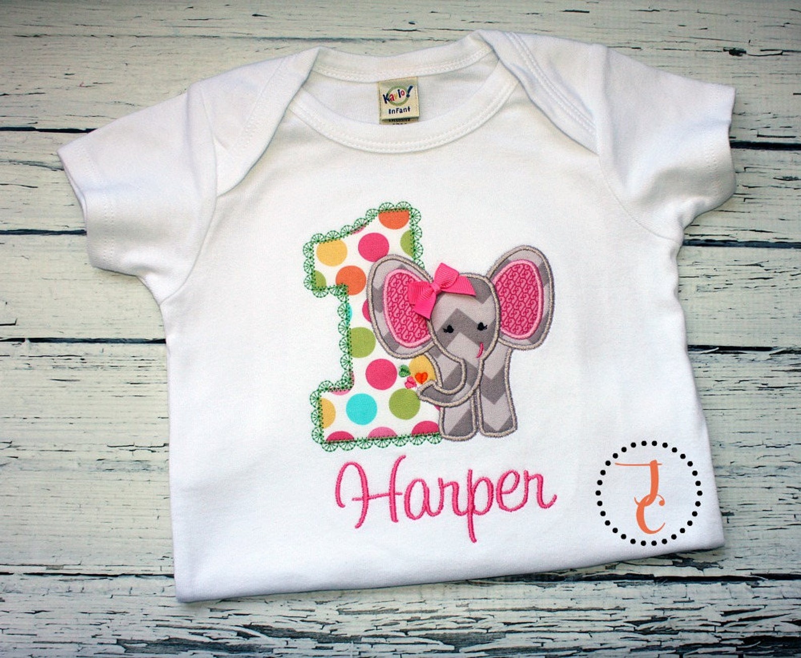 Girls Birthday Shirt 1st Birthday Elephant Shirt Jungle Etsy