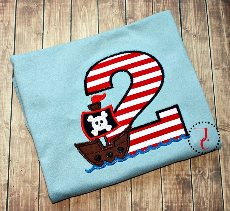 Pirate Birthday Shirt  Pirate Party Pirate Shirt Pirate image 2