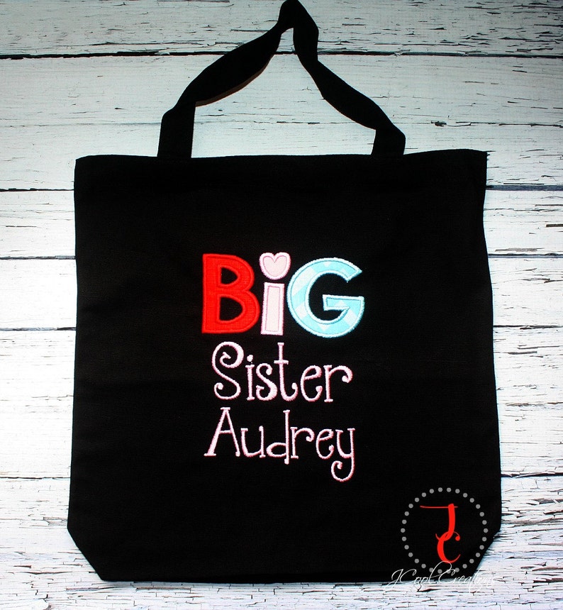 Big Sister Bag Big Sister Gift Big Sister Announcement Big Etsy